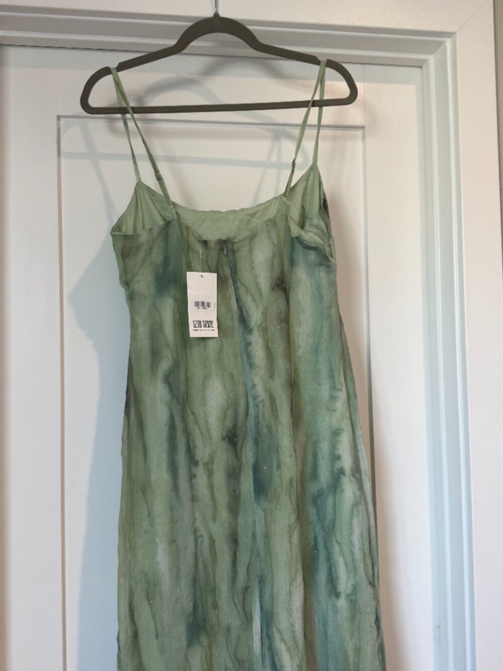 12th Tribe Sage Chiffon Maxi Dress - Picture 5 of 6